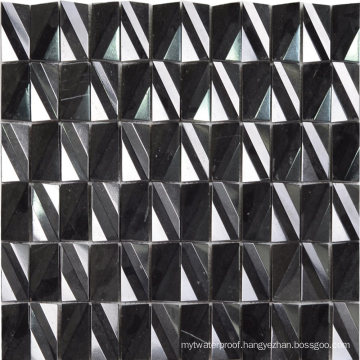 300X300 Australia Classic Style Building Black Marble Mosaic Tile